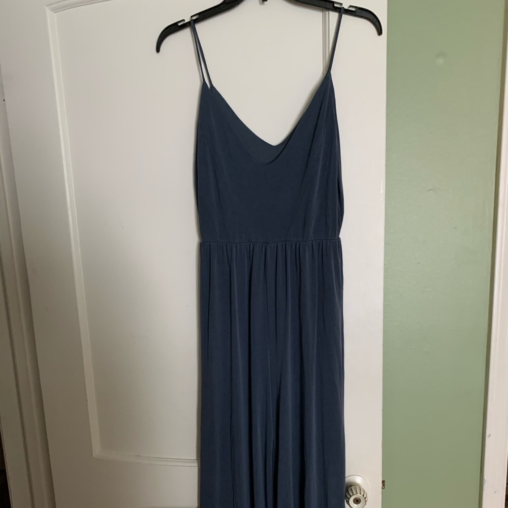 Dusty blue jumpsuit